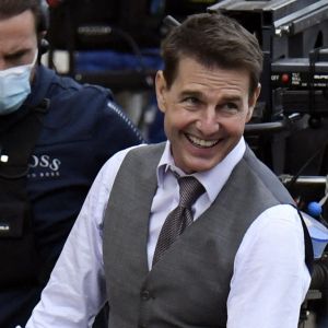 Exclusif - Tom Cruise - Tournage du film "Mission Impossible 7" dans les rues de Rome. Automne 2020