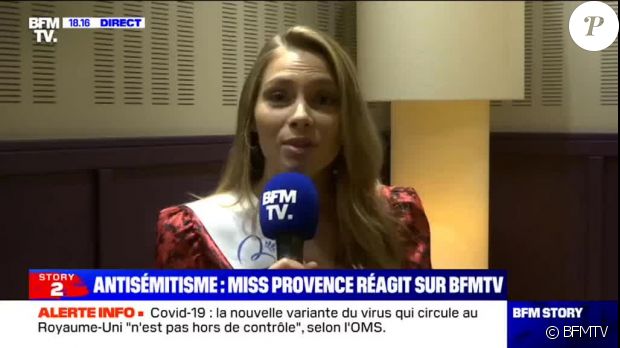 April Benayoum (Miss Provence et première dauphine de Miss France 2021&quot; porte plainte après les attaques antisémites dont elle a fait l&#039;objet