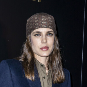 Charlotte Casiraghi au photocall du défilé de mode prêt-à-porter automne-hiver 2020/2021 Saint Laurent à Paris le 25 février 2020. © Olivier Borde / Bestimage