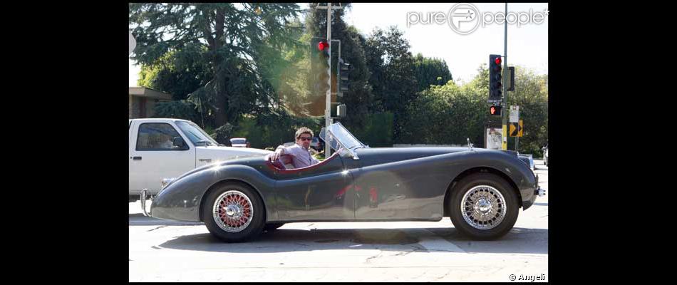 Patrick Dempsey Et Sa Jaguar Classic Xk 120 Dans Beverly Hills Purepeople