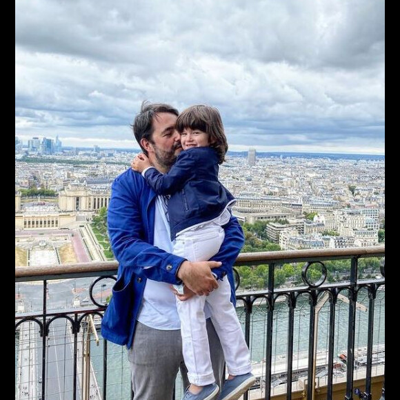 Jean-François Piège et son fils Antoine, juillet 2020