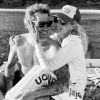 Laeticia Hallyday et Jalil Lespert posant pour leur première photo à deux sur Instagram, lors de leurs vacances à Saint-Barthélemy, à la mi-décembre.