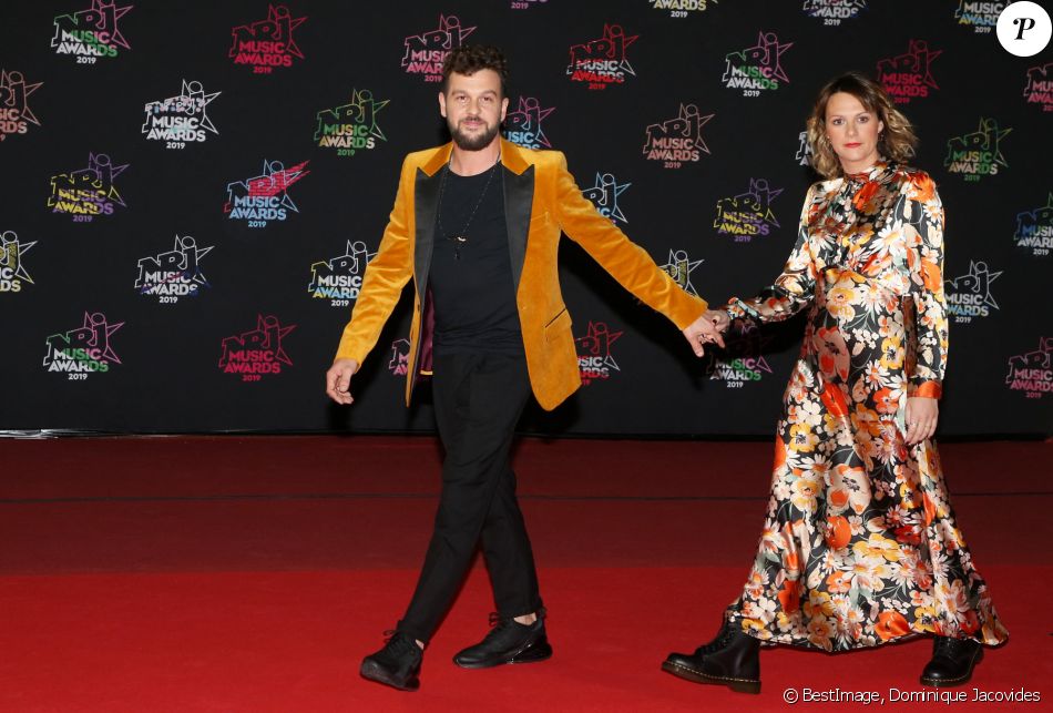 Claudio Capéo et sa compagne Aurélie Willgallis - 21e édition des NRJ Music Awards au Palais des festivals à Cannes le 9 novembre 2019. © Dominique Jacovides/Bestimage