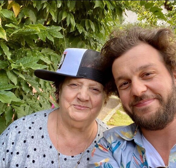 Claudio Capéo et sa maman sur Instagram. Le 7 juin 2020.
