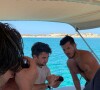 Vincent Niclo torse nu à Ibiza, en octobre 2020.