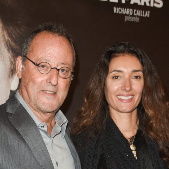 Exclusif - Jean Reno et sa femme Zofia Borucka - Célébrités à la repésentation "An Evening With Al Pacino" au théâtre de Paris à Paris, France © Coadic Guirec/Bestimage 