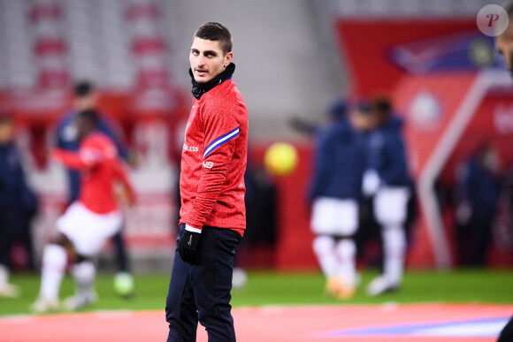 Marco Verratti - Match de football en ligue 1 Uber Eats Lille contre le Paris SG (0-0) au stade Pierre Mauroy à Lille le 20 décembre 2020. © Philippe Lecoeur / Panoramic / Bestimage