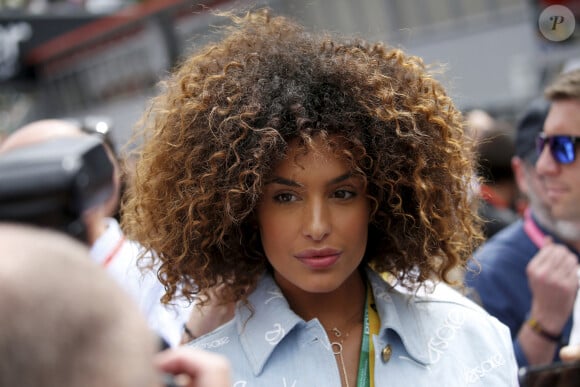 Jessica Aidi (compagne de Marco Verratti) - People avant le départ du 77e Grand Prix de Formule 1 de Monaco le 26 mai 2019. © Jean-François Ottonello/Nice-Matin/Bestimage