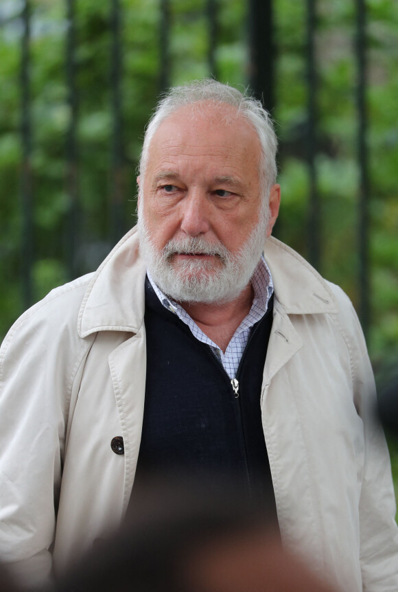 François Berléand - Hommage à Guy Bedos en l'église de Saint-Germain-des-Prés à Paris le 4 juin 2020.