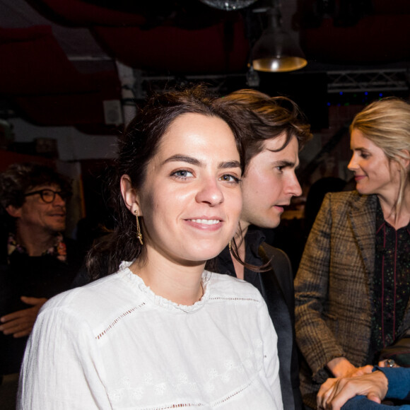 Anouchka Delon et son compagnon Julien Dereims, Alice Taglioni et son compagnon Laurent Delahousse - Soirée en l'honneur de Nathalie Baye, organisée par Louis Michel Colla, à La Chope des Puces, restaurant mythique de Marcel Campion à Saint-Ouen. Le 30 avril 2018 © Cyril Moreau / Bestimage