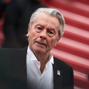 Alain Delon lors de première du film "Une Vie Cachée" lors du 72ème Festival International du Film de Cannes, France