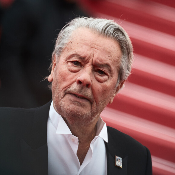 Alain Delon lors de première du film "Une Vie Cachée" lors du 72ème Festival International du Film de Cannes, France
