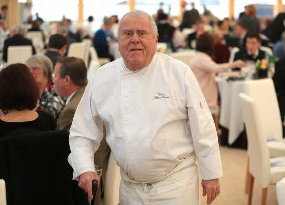 Albert Roux lors du Cheltenham Festival en mars 2015.