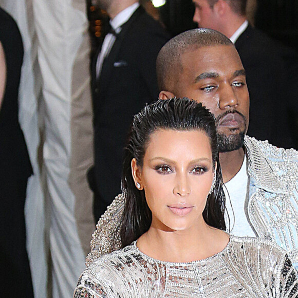 Kim Kardashian et son mari Kanye West - Soirée Costume Institute Benefit Gala 2016 (Met Ball) sur le thème de "Manus x Machina" au Metropolitan Museum of Art à New York, le 2 mai 2016.