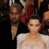 Kanye West et sa femme Kim Kardashian - Soirée Costume Institute Gala 2015 (Met Ball) au Metropolitan Museum célébrant l'ouverture de Chine: à travers le miroir à New York, le 4 mai 2015.
