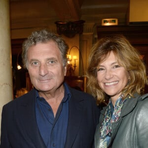 Florence Pernel et son mari Patrick Rotman - Generale de la piece "Nina" au theatre Edouard VII a Paris, le 16 septembre 2013.