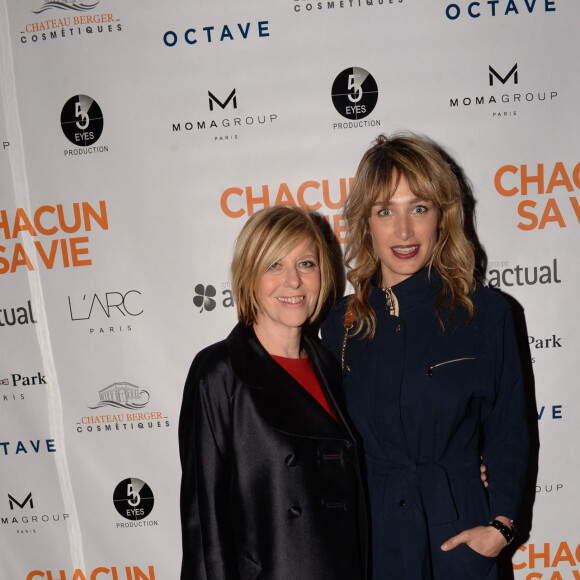 Chantal Ladesou et Pauline Lefèvre lors de l'after party du film "Chacun sa vie" à L'Arc à Paris, France, le 13 mars 2017. © Rachid Bellak/Bestimage 