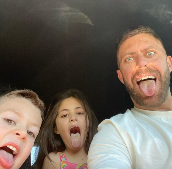 Jeremy Menez et ses enfants sur Instagram.