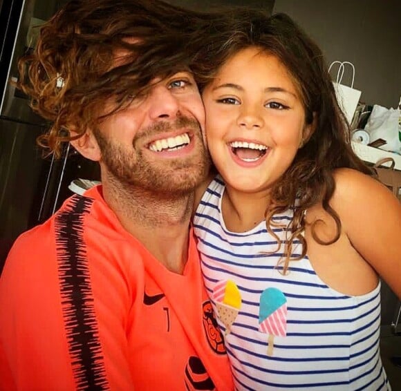 Jérémy Menez et sa fille Maella sur Instagram. Le 7 novembre 2020.