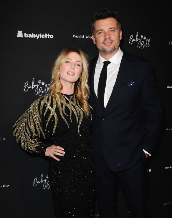 Tom Welling et sa femme Jessica Rose Lee à la soirée Baby Ball Gala à Hollywood, Los Angeles, le 21 octobre 2017.