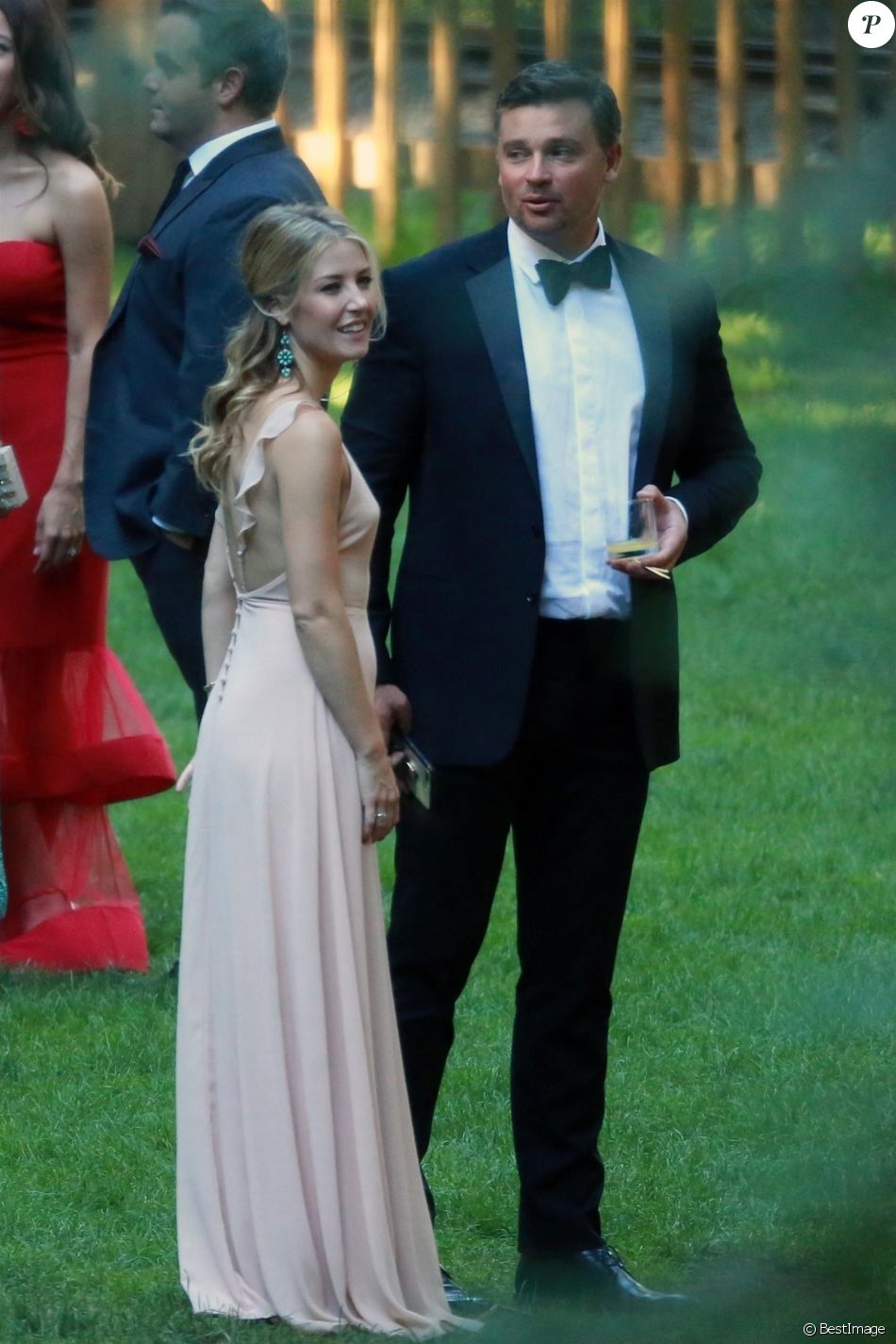 Exclusif - Tom Welling et sa fiancé Jessica Rose Lee - Mariage de A. Greene et P. Khoury à San Jose en Californie, le 6 juillet 2018