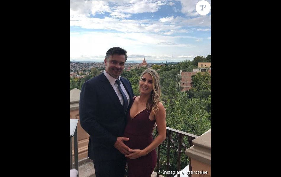Tom Welling et sa chérie Jessica Rose Lee, enceinte. Instagram, le 29 octobre 2018