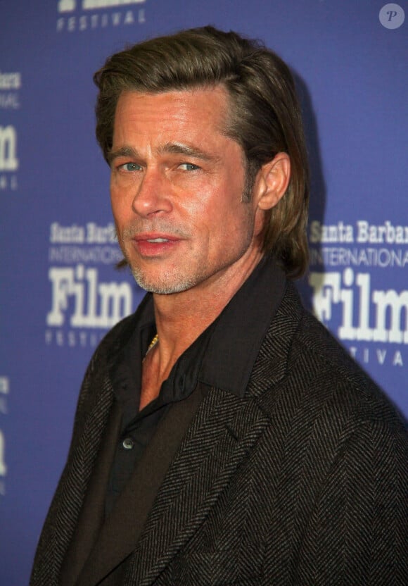 Brad Pitt à la soirée Maltin Modern Master Award en son honneur au 35e Festival International du Film à Santa Barbara en Californie. Le 22 janvier 2020.