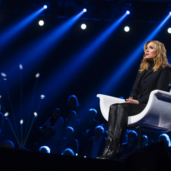 Hélène Ségara - Enregistrement de l'émission "La Chanson secrète 7 " à la Scène musicale à Paris, qui sera diffusée le 15 janvier 2021 sur TF1. © Gaffiot-Moreau / Bestimage