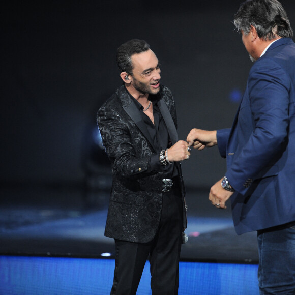 Exclusif - Jean-Baptiste Guégan et David Douillet - Surprises - Enregistrement de l'émission "La Chanson secrète 7 " à la Scène musicale à Paris, qui sera diffusée le 15 janvier 2021 sur TF1. © Gaffiot-Moreau / Bestimage
