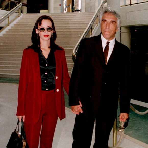 Gérard Darmon et Mathilda May à Deauville en septembre 1997.