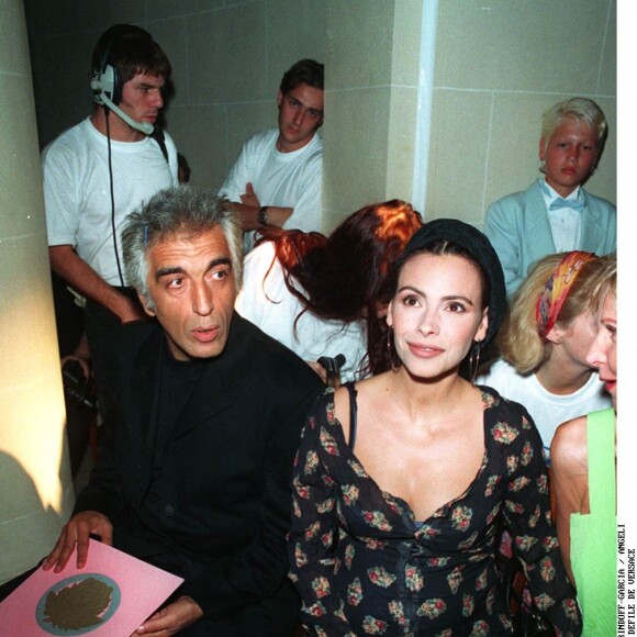 Gérard Darmon et Mathilda May à Paris en juillet 1994.