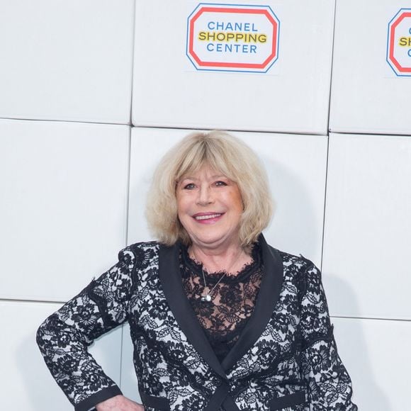 Marianne Faithfull - Photocall du défilé de mode, collection prêt-à-porter automne-hiver 2014/2015, "Chanel" au Grand Palais à Paris. Le 4 mars 2014 
