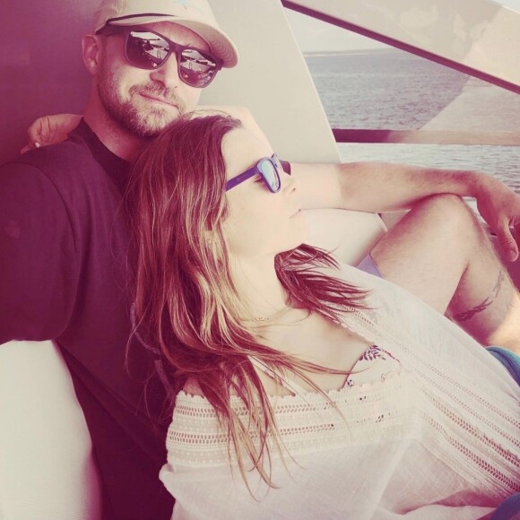 Justin Timberlake et Jessica Biel sur Instagram. Le 3 mars 2020