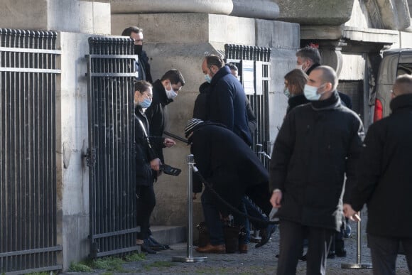 Édouard Philippe assiste aux obsèques de Marielle de Sarnez en l'Église Saint-Sulpice à Paris le 18 janvier 2021. ©JB Autissier / Panoramic / BestImage
