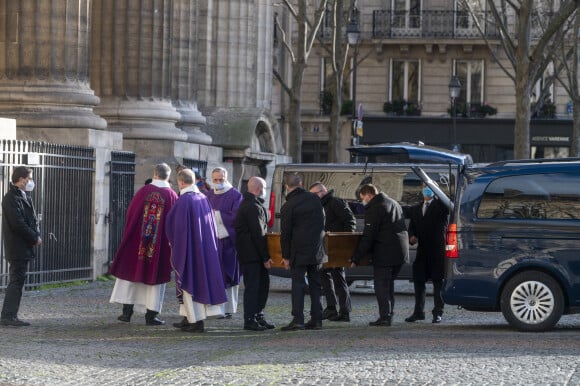 Obsèques de Marielle de Sarnez en l'Église Saint-Sulpice à Paris le 18 janvier 2021. ©JB Autissier / Panoramic / BestImage