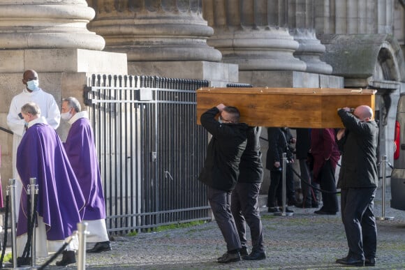 Obsèques de Marielle de Sarnez en l'Église Saint-Sulpice à Paris le 18 janvier 2021. ©JB Autissier / Panoramic / BestImage