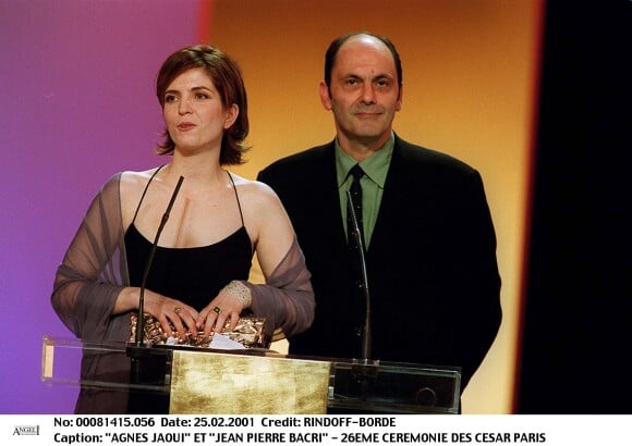 Agnès Jaoui et Jean-Pierre Bacri - 26e cérémonie des César à Paris