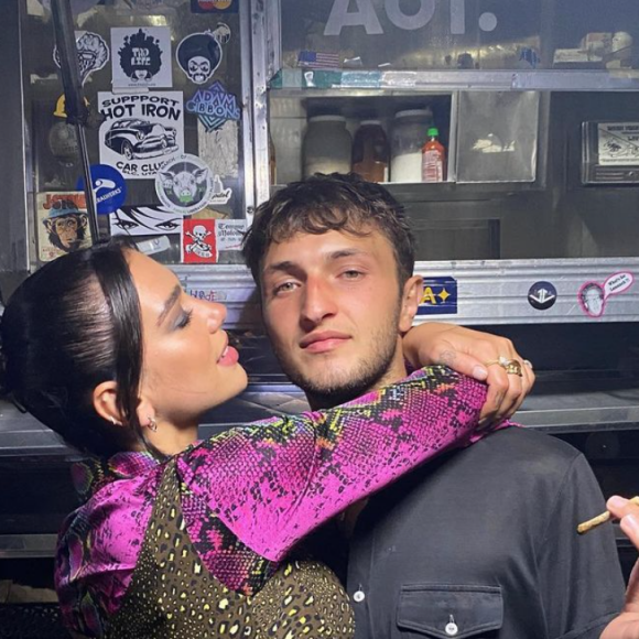 Dua Lipa et Anwar Hadid. Août 2020.