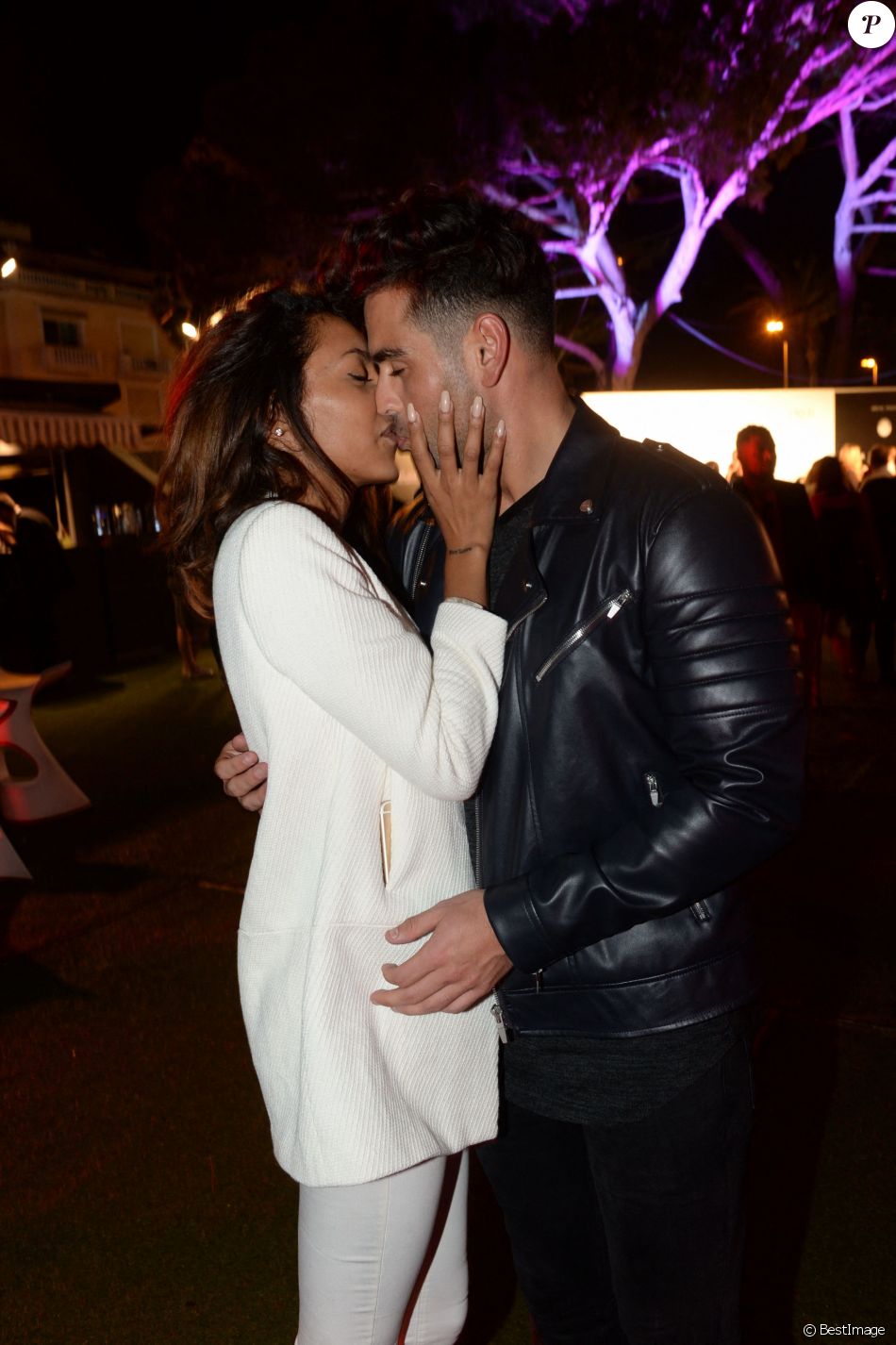 Ricardo et Nehuda (Les Anges 8) au nightclub le Gotha à Cannes pendant le 69 ème Festival International du Film de Cannes le 13 mai 2016
