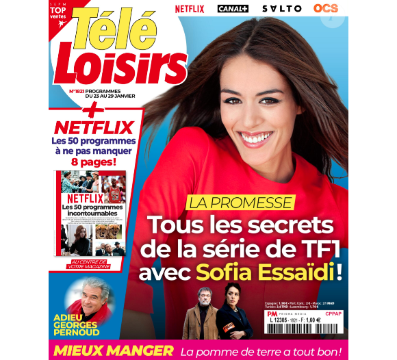 Magazine "Télé Loisirs" du 18 janvier 2021.