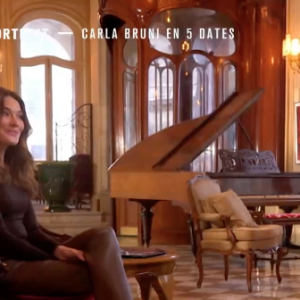 Carla Bruni invitée dans l'émission "50 Mn Inside" le 23 janvier 2021 sur TF1.