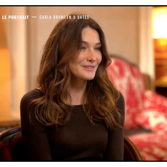 Carla Bruni invitée dans l'émission "50 Mn Inside" le 23 janvier 2021 sur TF1.