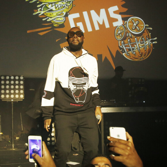 Exclusif - Gims (Gandhi Djuna) - Showcase de Maître Gims pour la soirée de Halloween de Fanta à Paris le 31 octobre 2019. Le jeudi 31 octobre, FANTA a fait pétiller la Gaîté Lyrique lors d'une soirée à réveiller les morts! L'imitateur M-A.Le Bret, l'humoriste J., les danseurs de Danse avec les stars D.Ikonomova, C.Millette, A.Colette, M.Dereymez et bien d'autres ont fêté Halloween ensemble dans une ambiance mortellement fun ! Animée par G.Pley, la soirée a accueilli un line-up exceptionnel : Un showcase exclusif de Gims ainsi qu'un mix des DJ.Kawaii, Kezah&Freddy et DJ.Abdel qui ont enflammé le dancefloor. Frissons garantis ! ©Christophe Aubert via Bestimage
