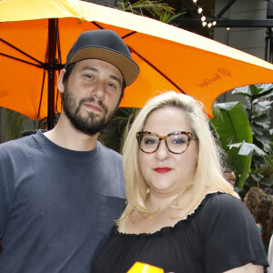 Alexis et sa compagne Marilou Berry lors de la soirée organisée pour célébrer les 10 ans de la salle de sports le "Klay Club" à Paris, le 28 juin 2019. © Marc Ausset-Lacroix/Bestimage