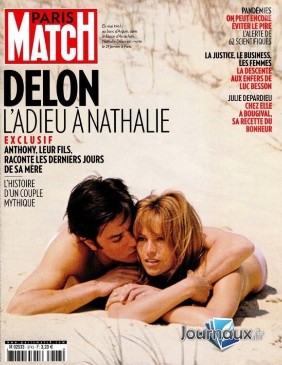 Retrouvez l'interview de Julie Depardieu dans le magazine Paris Match, n°3743 du 28 janvier 2021.