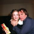  Gérard Depardieu et sa fille Julie Depardieu - Générale de la pièce de Théâtre "Les portes du ciel". Paris. 