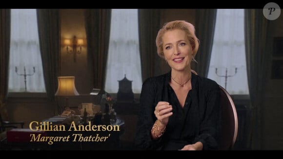 Gillian Anderson joue Margaret Thatcher dans la série "The Crown", sur Netflix.
