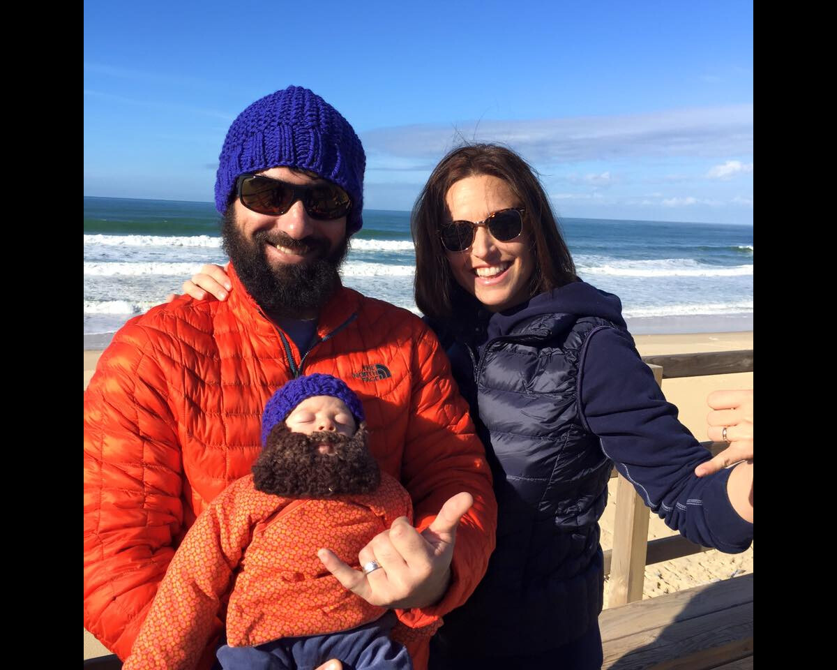 Photo : Natasha St-Pier avec son fils Bixente et son mari Grégory ...