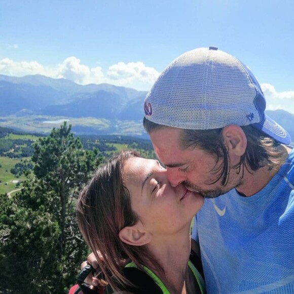 Alice Detollenaere et Camille Lacourt sur Instagram. Le 24 juillet 2020.