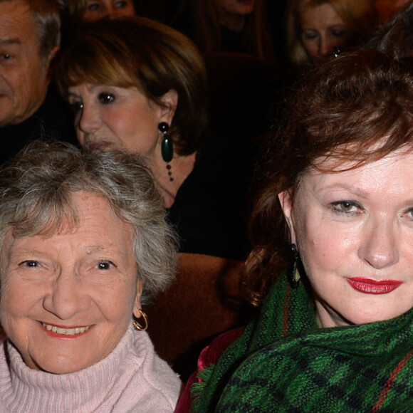 Marthe Villalonga, Catherine Jacob et Macha Méril - Générale du spectacle "Histoires" de Franck Ferrand au théâtre Antoine à Paris le 5 décembre 2016. © Coadic Guirec/Bestimage